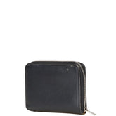 セリーヌ 二つ折り財布 ブラック レザー レディース CELINE 【中古】